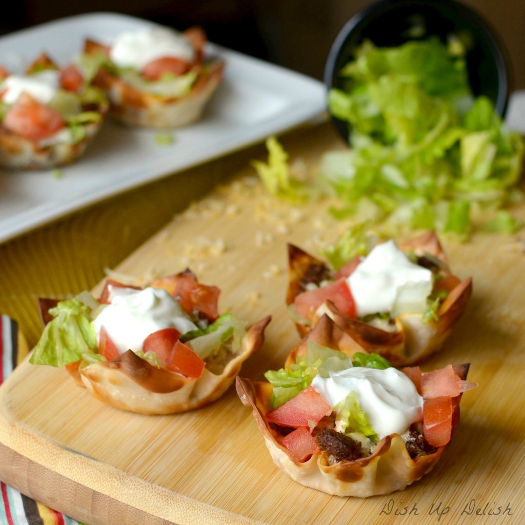 Dine Up Delish's Taco Cups