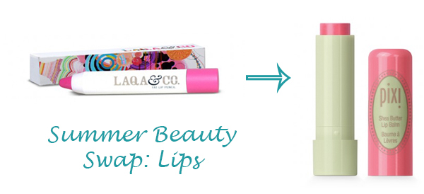 summer beauty swaps: lips