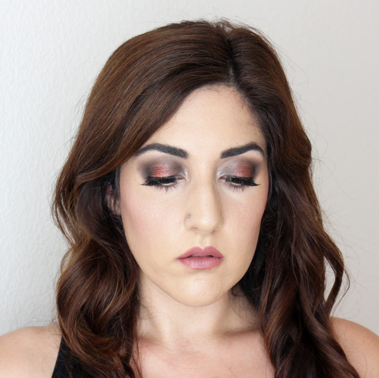 Morphe 35F Palette Tutorial | Grungy Pink and Black Halo Eye