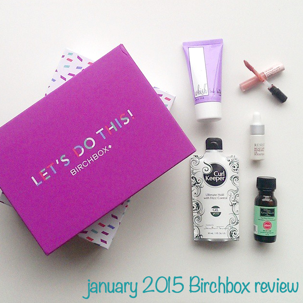 january birchbox review